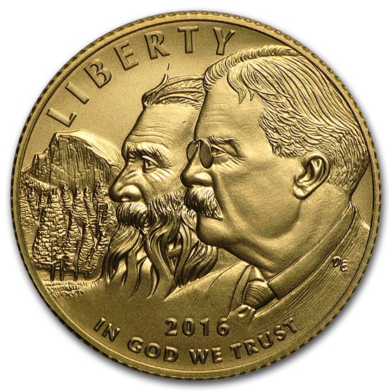 2016-W Gold 100th Anniv of the Nat'l Park Service BU (Box & COA) 2016-W Gold 100th Anniv of the Nat'l Park Service BU (Box & COA)